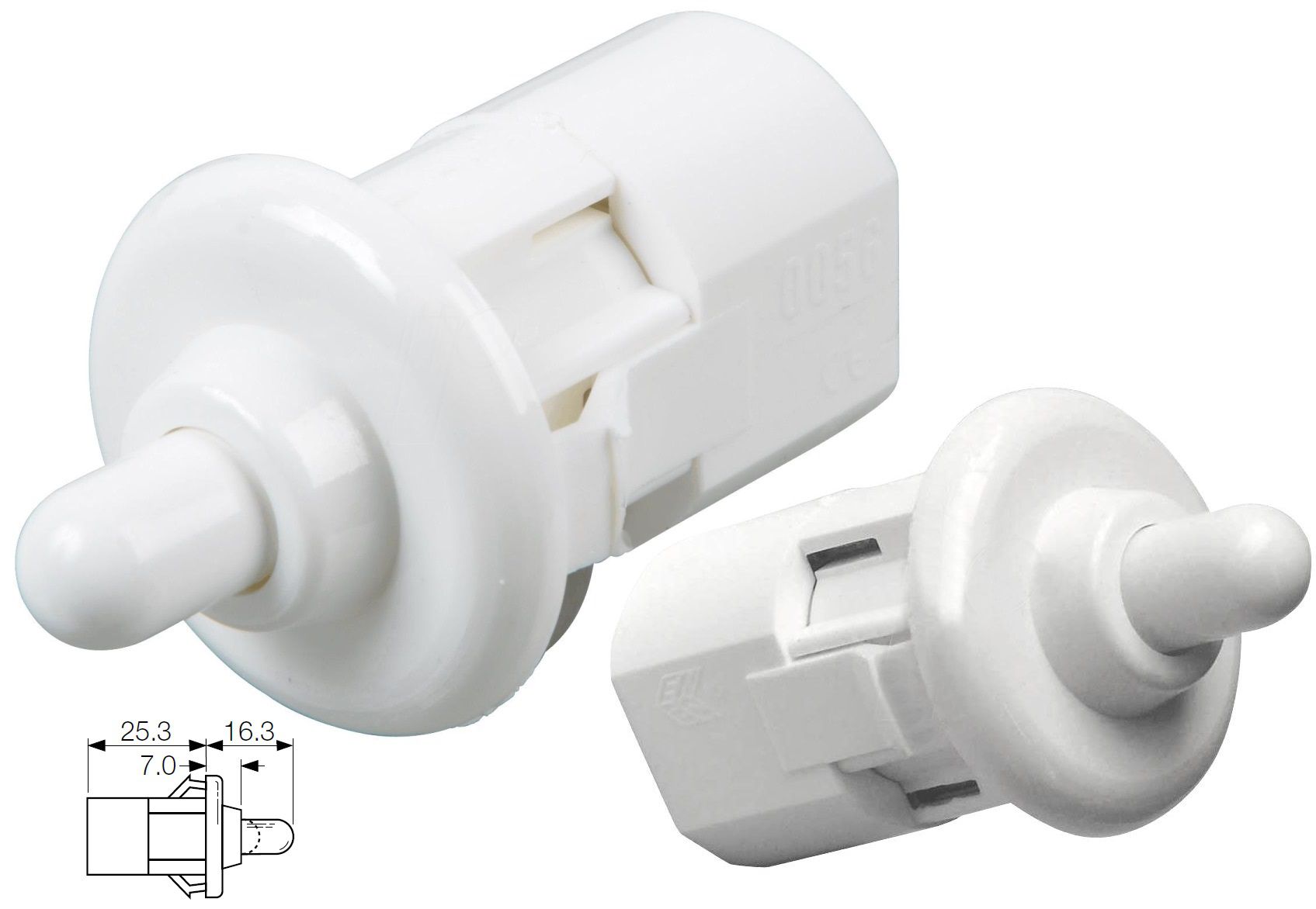 Pulsador de empotrar